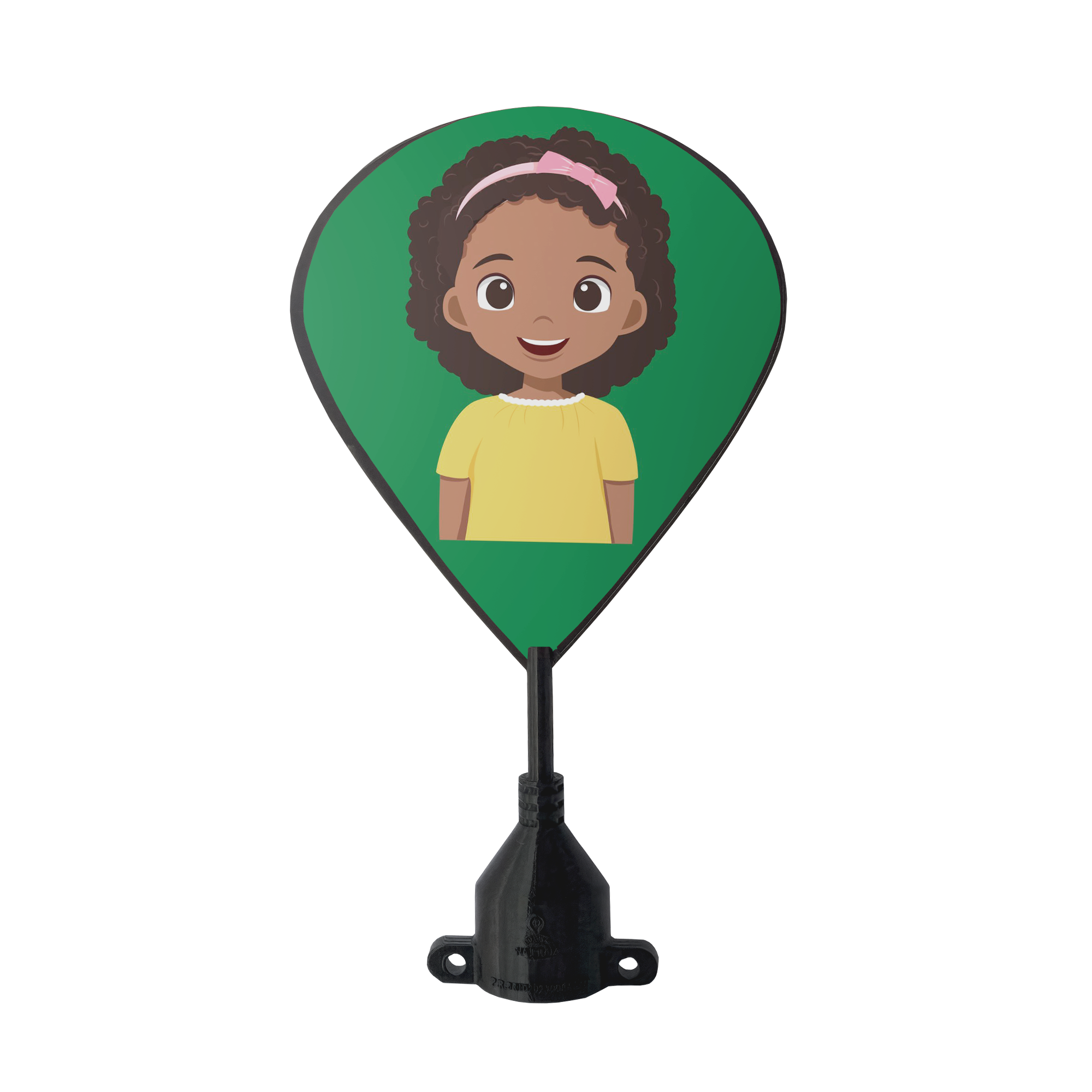 Kit seu CEP na Areia - Menina Fundo Verde